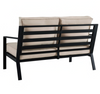 Slat back  Outdoor Loveseat and Table Set LX5663A