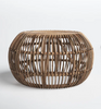 Ava Rattan/Wicker Drum Coffee Table