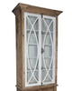 Natural/White Robicheaux 39'' Wide Solid Wood China Cabinet *TOP ONLY*
