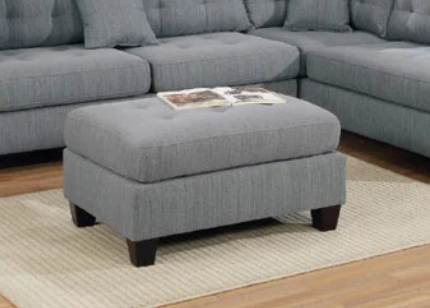 104" Wide Reversible Corner Sectional with Ottoman