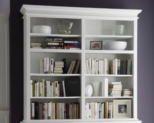 White Mahogany Double-bay Hutch