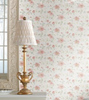 Priscilla Pink Peony Floral Trail Wallpaper (2 rolls)