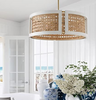Capitol Lighting 6 Light Dimmable Drum Chandelier