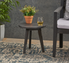 Gino Outdoor End Table, Dark Grey (#206)