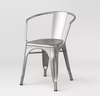 Set of 2 - Carlisle Metal Dining Chair, Natural (#295 - 2 BOXES)