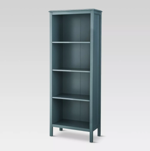 60" Windham 4 Shelf Bookcase, Overcast (#364)