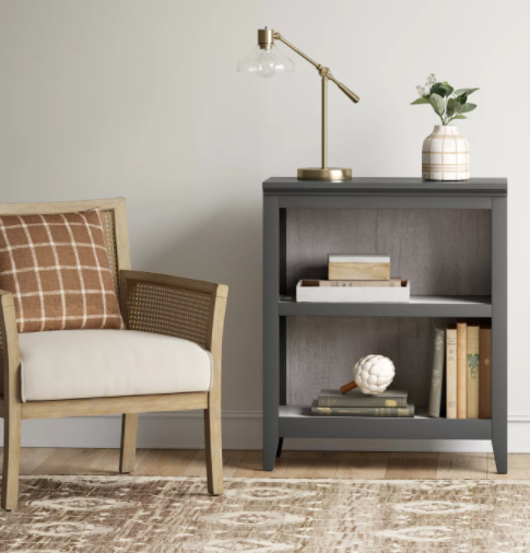 Carson 2 shelf bookcase sales