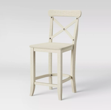 Load image into Gallery viewer, SET OF FOUR - Litchfield 24&quot; X-Back Counter Stool, White (#311 - 4 BOXES)
