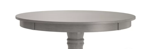 42" Round Dining Table Top, Antique Grey (#719)