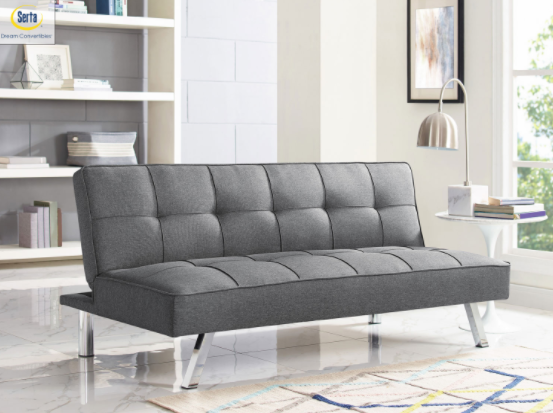 Cambridge Convertible Sofa, Charcoal (#854)