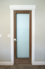 Satin Etch Walnut Solid Core Wood Interior Door Slab - 30
