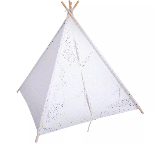 Kids Tent, Gold Foil Star (#K2176)