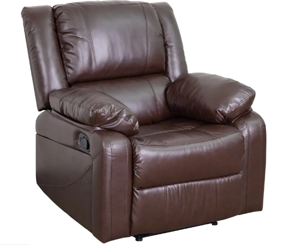 Harmony Leather Recliner, Brown (#K2275)