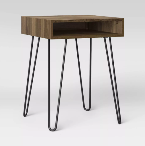 Hair Pin Accent Table, Espresso (#K2304)
