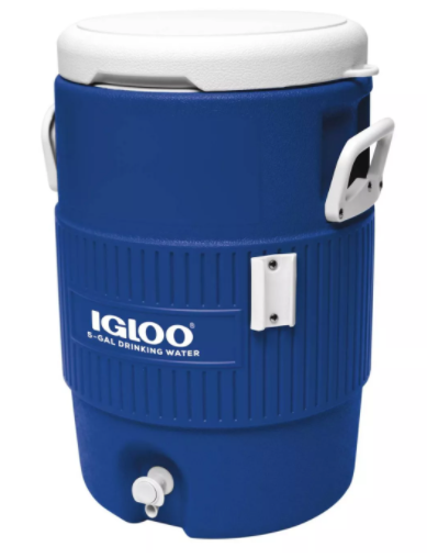 Igloo 5 Gallon Beverage Cooler, Blue (#K2307)