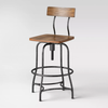 Set of 2 - Woodsboro Adjustable Bar Stool, Brown (#K2309 - 2 BOXES)