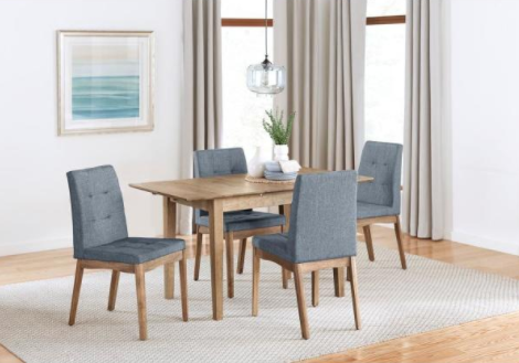 Barcelona Butterfly Dining Table, Oak (#K2449)