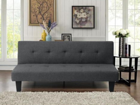 Doren Convertible Sofa, Charcoal (#K2536)