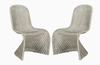 Set of 2 - Tana Coastal Accent Chairs, Antique Grey (#K2565)