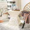 Calypso Coastal Hourglass Ottoman **AS IS** (#K2904)