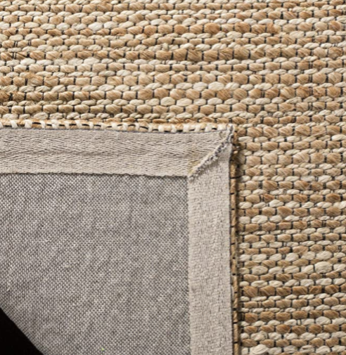 6'x9' Marbella Hand-Woven Jute/Cotton Area Rug Natural/Ivory CG318