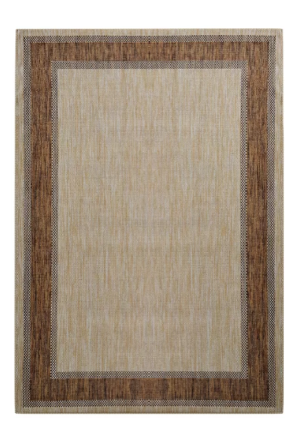 5' x 7'7"  Shayne Flatweave Beige Indoor / Outdoor Area Rug CG314
