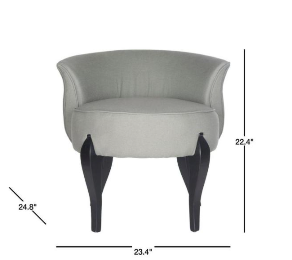 Mora Vanity Chair, Sea Mist *As Is* (#K4230)