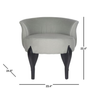 Mora Vanity Chair, Sea Mist *As Is* (#K4230)