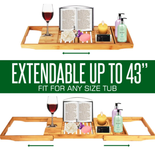 Bellinger Bamboo Bathtub Caddy Tray (#K5905)