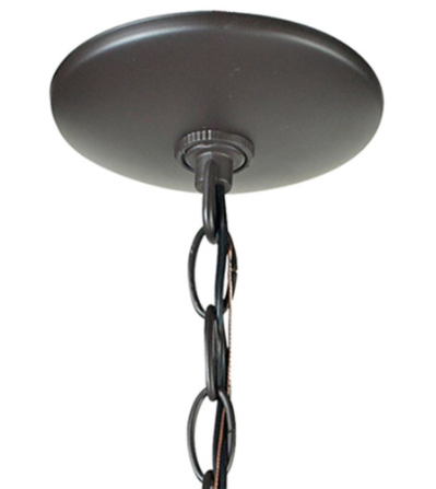 1-Light Single Star Pendant, Bronze/Clear - 10" x 9" x 9" (#K6654)