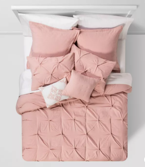 8pc Montvale Pinch Pleat Comforter Set - Threshold™ K6888