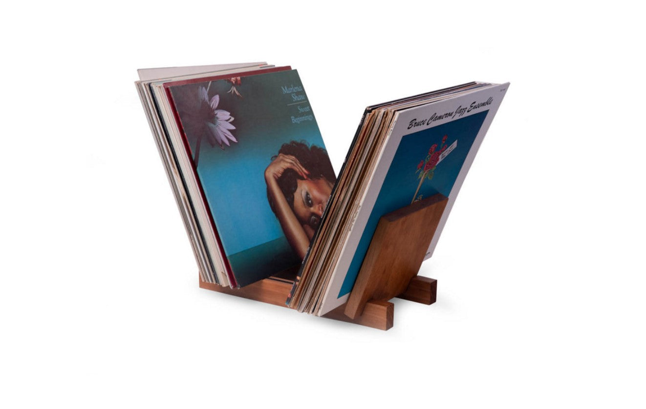 Bey-Berk Solid Wood Vinyl Record Display Case SC805