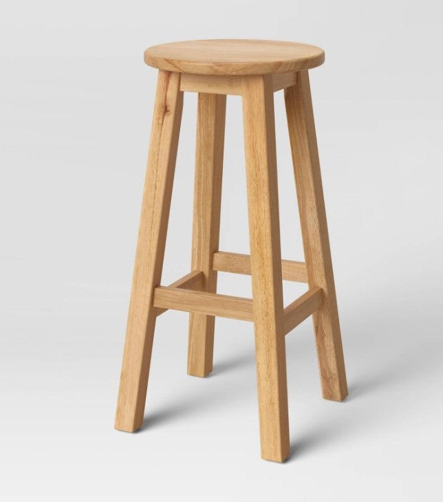 Basic Wood Counter Height Stool