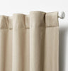 52 In x 96 In Waller Blackout Solid 100% Cotton with Lining Rod Pocket Curtain Panel, (Set of 2)
