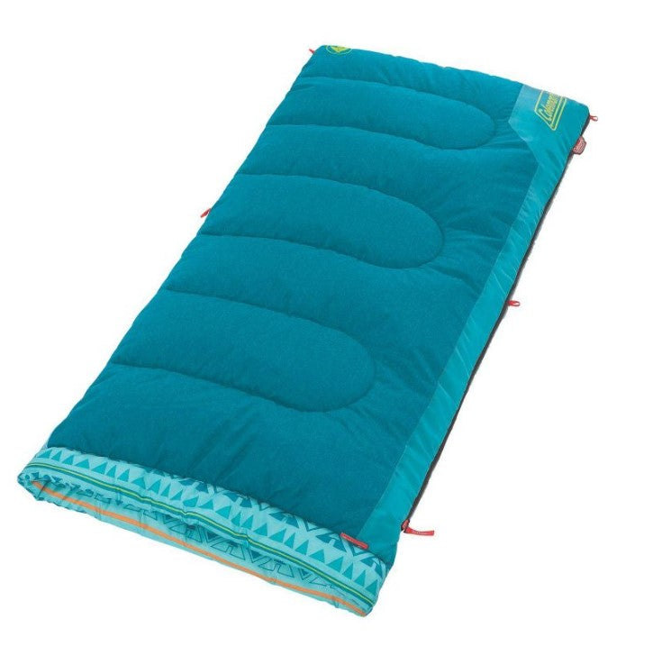 50 Degree Youth Sleeping Bag - Turquoise
