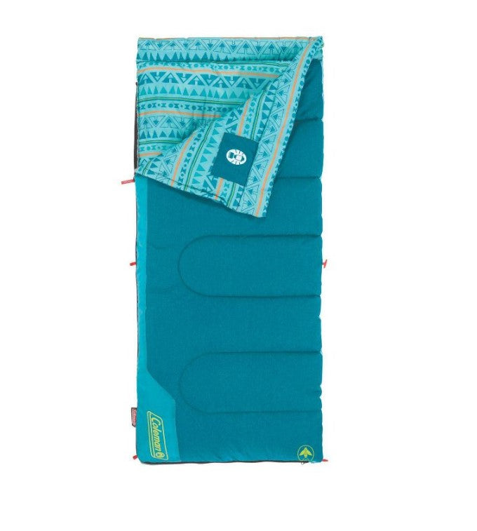 50 Degree Youth Sleeping Bag - Turquoise
