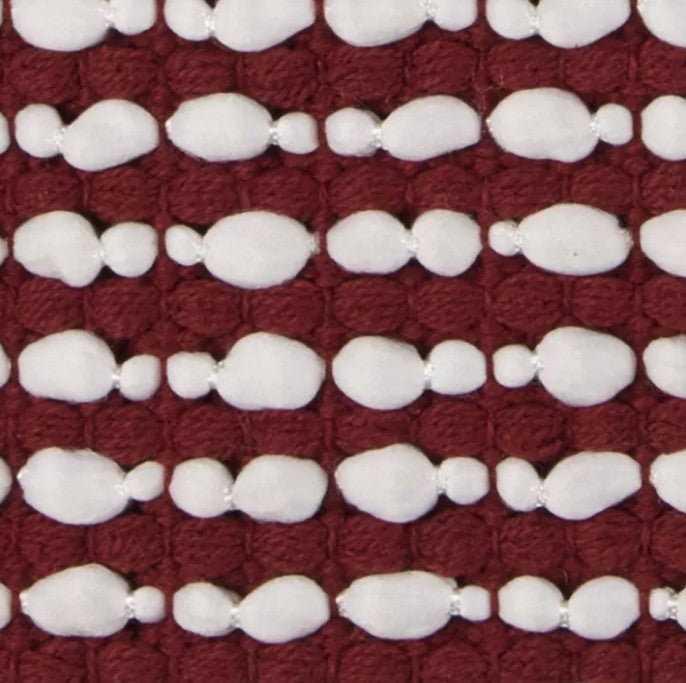 20" x 20" Pillow Cover Red/ White