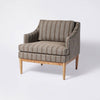 Howell Upholstered Accent Chair with Wood Base