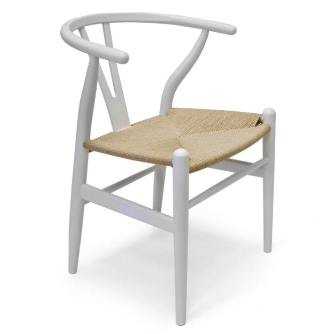 Wish  Chair White / Natural EJ846