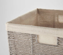 Load image into Gallery viewer, Twisted Rope Hamper Gray, (Set of 3)
