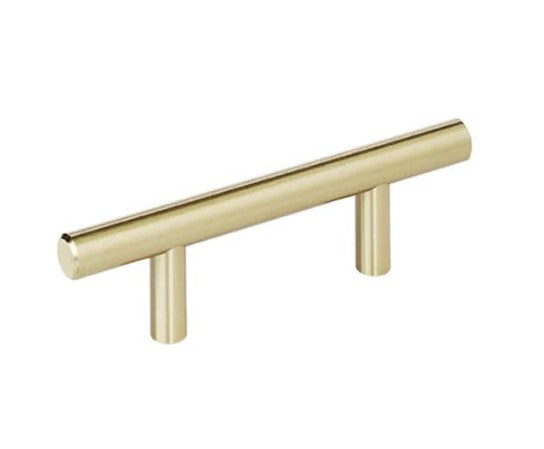Bar Pulls 2-1/2 in. (64 mm) Golden Champagne Cabinet Drawer Pull (10-Pack)
