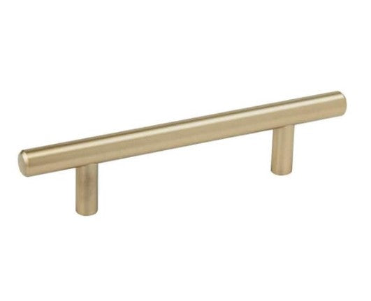 Bar Pulls 3-3/4 in. (96 mm) Golden Champagne Cabinet Drawer Pull (10-Pack)