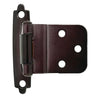 Oil Rubbed Bronze Self-Closing 3/4in. Inset Cabinet Hinge (8-Pair)