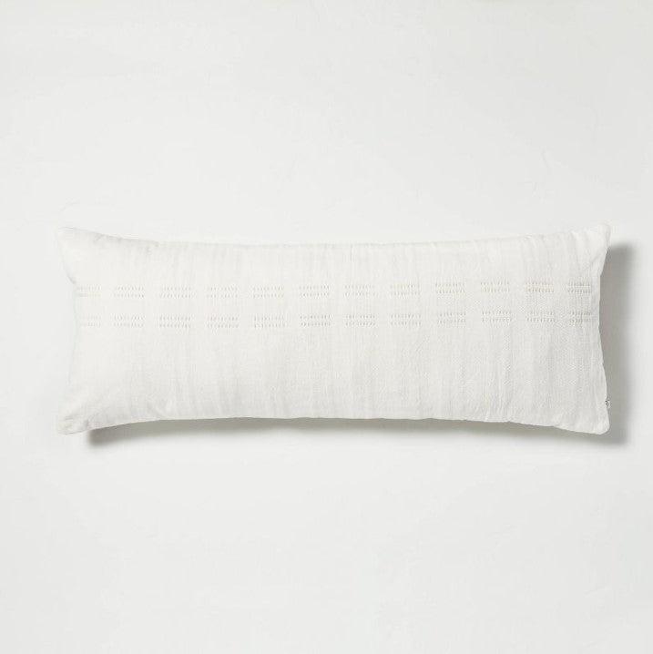 16" x 42" Dash Stripe Oversized Lumbar Bed Pillow