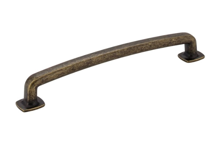 Belcastel 1 - 6-5/16" (160 mm) Center to Center Soft Square Cabinet Handle / Drawer Pull with Square Feet