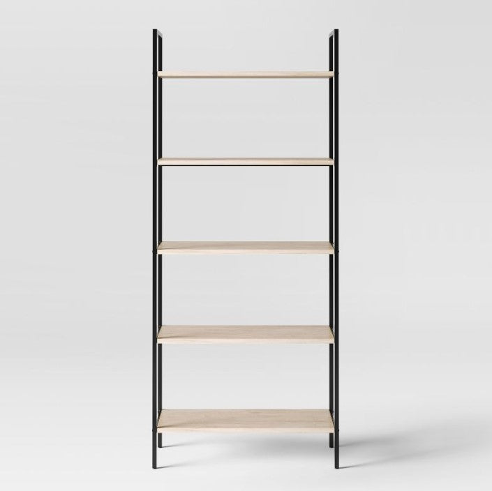 72" 5 Shelf Loring Ladder Bookshelf