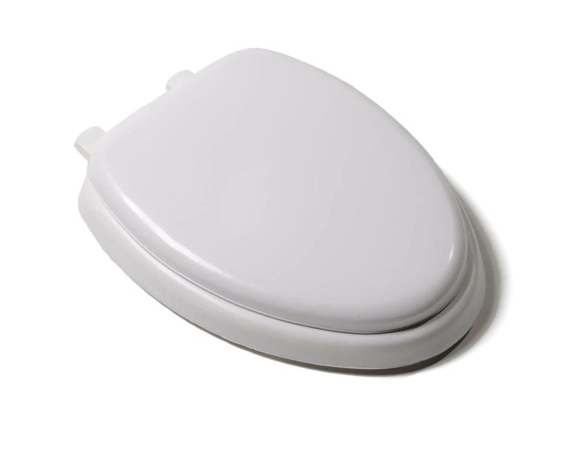 Elongated Closed-Front Toilet Seat Slow-Close Adjustable