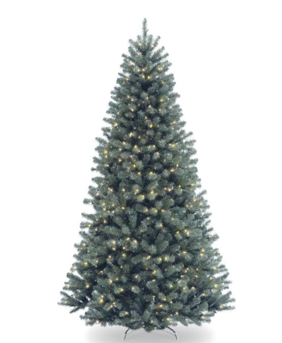 6.5 ft. North Valley Blue Spruce Artificial Christmas Tree with Clear Lights