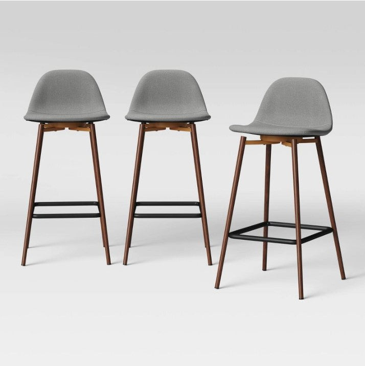 3pk Copley Upholstered Counter Height Barstool