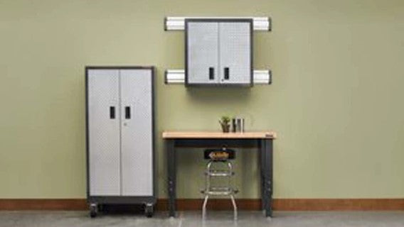 2-Piece 48-in Light Gray Composite Multipurpose Storage Rail System